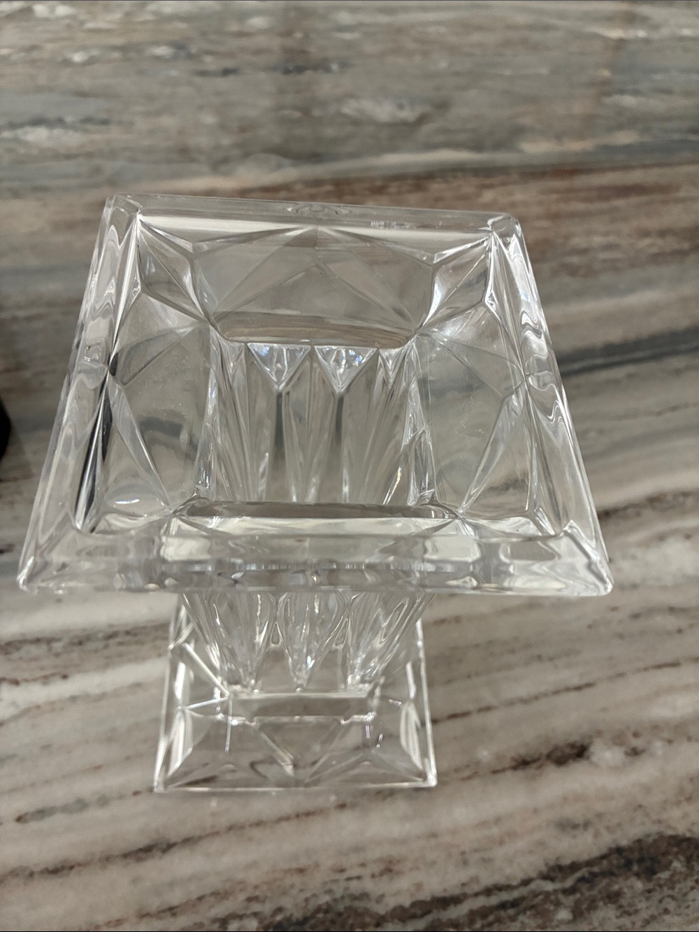 New decor brown bronze warmer & Partylite crystal pillar candle & NEW tealights - Picture 5 of 5